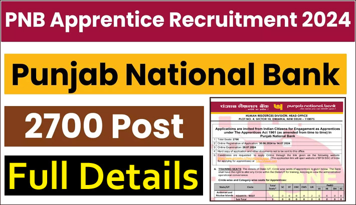 PNB Apprentice Recruitment 2024