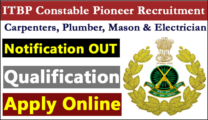 ITBP Constable Pioneer Recruitment 2024