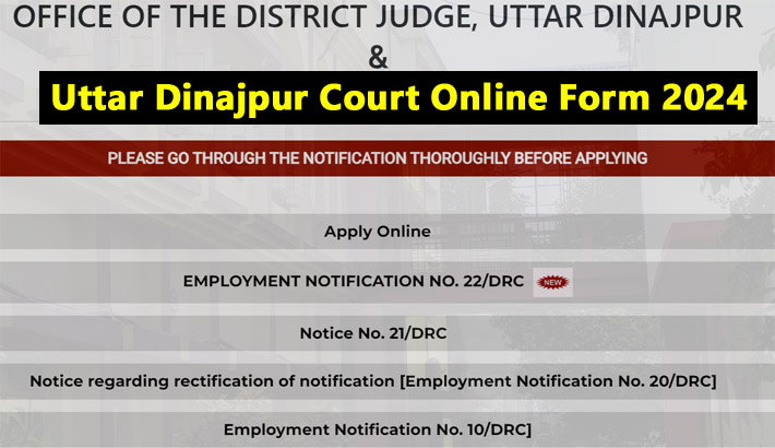 Uttar Dinajpur Court Recruitment 2024