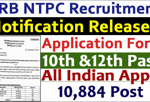 Railway RRB NTPC Recruitment 2024