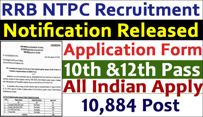 Railway RRB NTPC Recruitment 2024